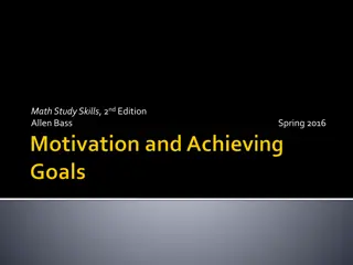 Understanding Motivation and Success in College