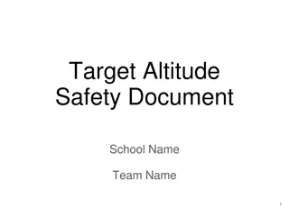 Rocket Design and Safety Documentation for Altitude Targeting