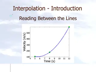 Interpolation: Reading Data Patterns & Solving Practical Problems