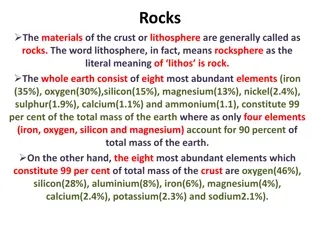 Rocks: Composition, Importance, and Role in Earth's Evolution