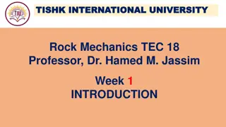 Comprehensive Overview of Rock Mechanics Module at TISHK International University