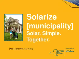 Solarize [Municipality] Campaign - Empowering [Municipality] with Solar Energy