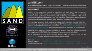 Automated Quantification of 1D NMR Spectra with SAND