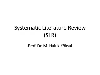 Systematic Literature Review in Research