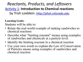 Understanding Chemical Reactions Through Sandwich Making