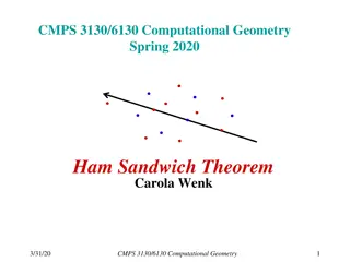 The Ham-Sandwich Theorem in Computational Geometry