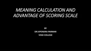 Scoring Scales: Meaning, Calculation, and Advantages