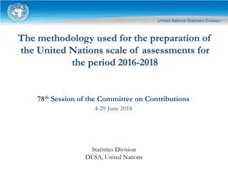 Overview of United Nations' Scale of Assessments Methodology for 2016-2018 Period