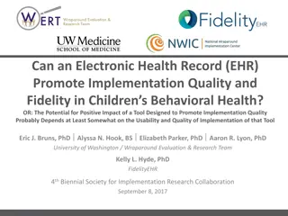 Exploring the Role of Electronic Health Records in Children's Behavioral Health Implementation