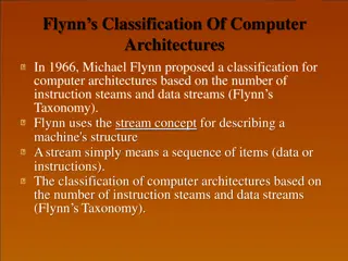 Flynn's Taxonomy: Classification of Computer Architectures