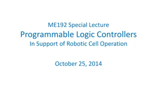 Programmable Logic Controllers (PLCs) in Robotic Cell Operations