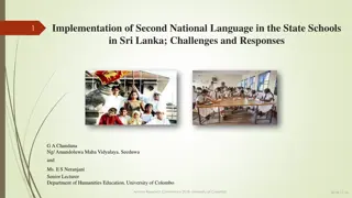 Implementation of Second National Language in State Schools in Sri Lanka: Challenges and Responses