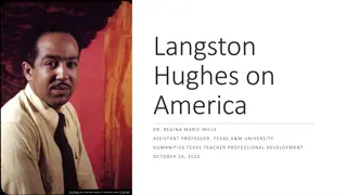 Exploring Langston Hughes and His Manifesto on Art and Identity