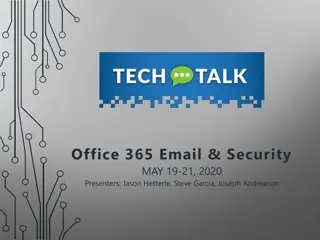 Office 365 Email & Security Workshop Highlights