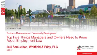 Understanding Key Aspects of Employment Law for Managers and Owners