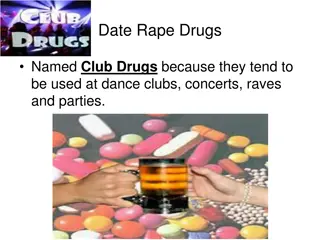 Date Rape Drugs: Rohypnol and GHB