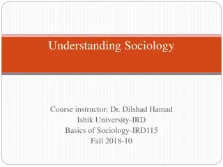 Basics of Sociology: Understanding Society and Culture