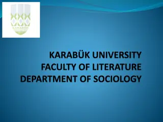 Department of Sociology at University - Overview and Programs