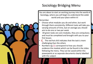 Exciting Journey into Sociology: Modules, Tasks, and Exploration