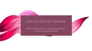 Sex, Gender, and Sexuality in Sociology