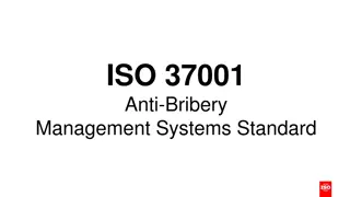 ISO 37001 Anti-Bribery Management Systems Standard