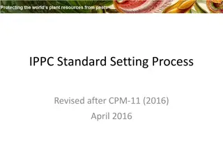 IPPC Standard Setting Process Overview