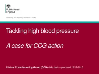 Tackling High Blood Pressure: A Case for CCG Action