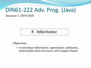 Introduction to Inheritance and Polymorphism in Java Programming