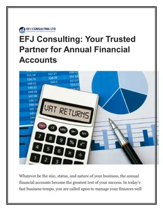 EFJ Consulting Your Trusted Partner for Annual Financial Accounts