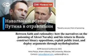 Navigating Narratives: Analysing the Navalny Poisoning Debate in Russia