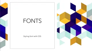 Mastering Font Styling with CSS