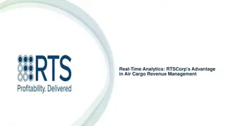 Real-Time Analytics- RTSCorp's Advantage in Air Cargo Revenue Management