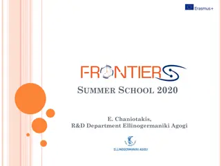 Frontiers Summer School 2020 Information and Funding Details