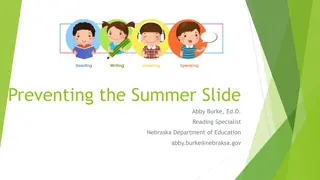 Preventing the Summer Slide: Strategies for Literacy Development