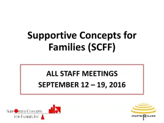 Supportive Concepts for Families (SCFF) All Staff Meeting Summary