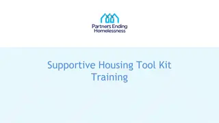 Supportive Housing Toolkit Training and Community Collaboration