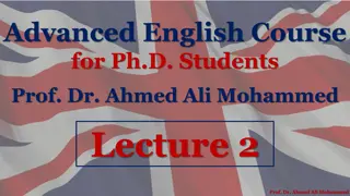 Effective Writing Strategies for Ph.D. Students by Prof. Dr. Ahmed Ali Mohammed