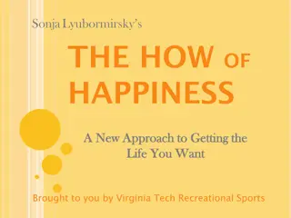 Keys to Lasting Happiness: Insights from Sonja Lyubomirsky's Book