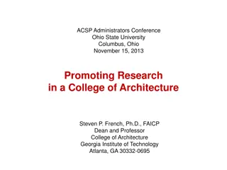 Promoting Research in Architecture Schools: Challenges and Strategies