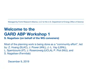 Accelerator and Physics Research Needs Discussion at GARD ABP Workshop