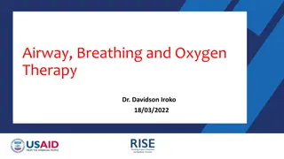 Airway, Breathing, and Oxygen Therapy - ABCDE Approach Overview