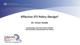 Effective STI Policy Design by Dr. Victor Konde