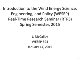 Wind Energy Research Seminar Overview