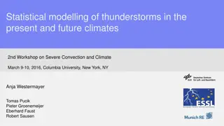 Statistical Modelling of Thunderstorms in Present and Future Climates