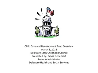 Overview of Child Care and Development Fund in Delaware