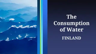 Insights on Water Consumption in Finland