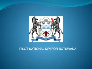 Insights into Pilot National MPI for Botswana