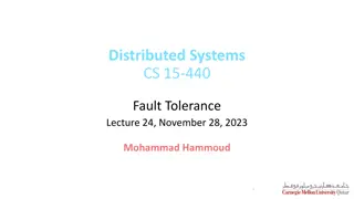 Understanding Fault Tolerance in Distributed Systems