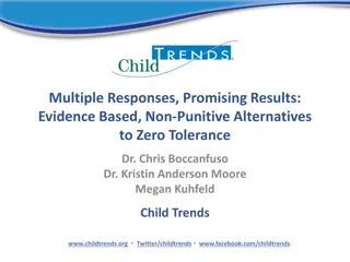 Evidence-Based Alternatives to Zero Tolerance Policies