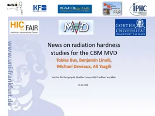 Monolithic Sensors for Radiation Hardness Studies in CBM MVD